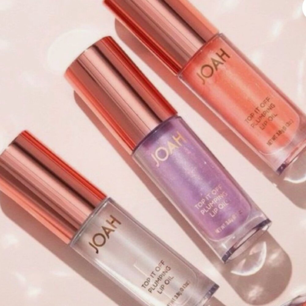 J.O.A. Top It Off Plumping Lip Oil Trio - Prosecco, Bubbly, Bellini